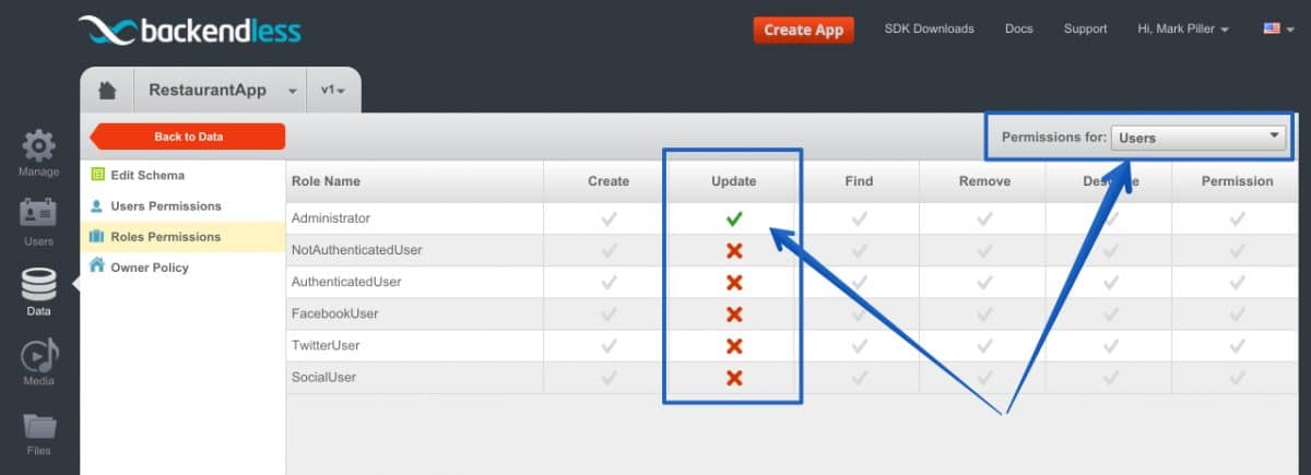 How to Update a User Account Using User Service API | Backendless